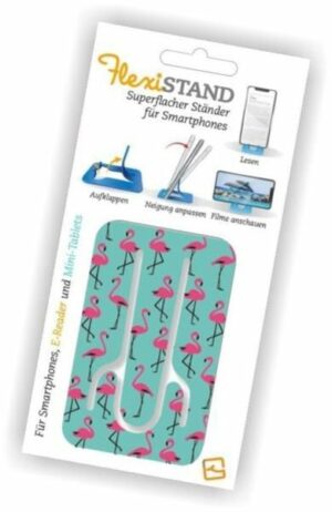 Flexistand Flamingo - superflacher Aufsteller für Smartphones und Mini-Tablets
