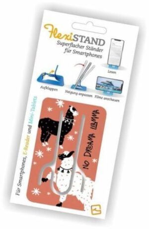 Flexistand Llama - superflacher Aufsteller für Smartphones und Mini-Tablets
