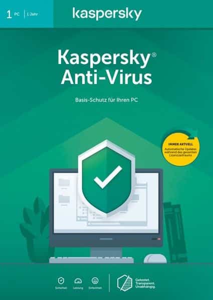 Kaspersky Anti-Virus (1 Gerät I 1 Jahr) (Code in a Box)