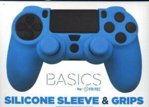 PS4 Silicone Skin + Grips (Blue)