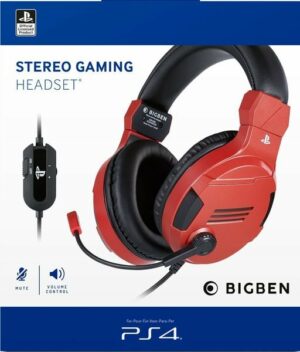 PS4 Stereo-Headset V3 (rot)