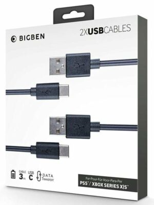 PS5 - USB-C Lade- und Datenkabel 2 Stck. (3 Meter