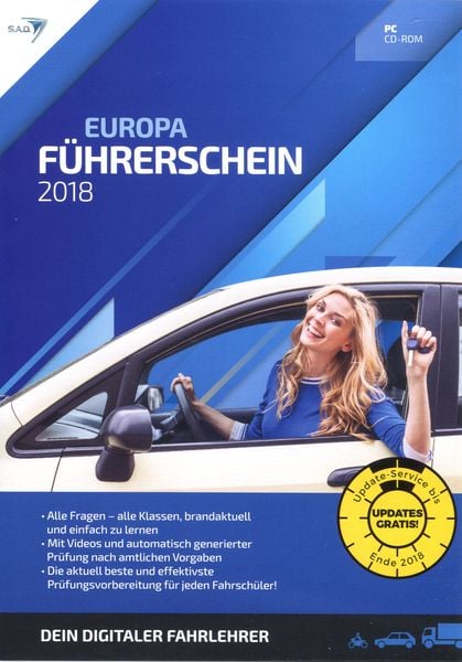 S.A.D. Europa Führerschein 2018 (nicht AT)