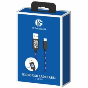 Snakebyte Micro USB Ladekabel FC Schalke 04