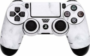 Software Pyramide Skin für PS4 Controller White Marble Cover PS4
