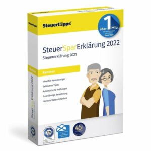 SteuerSparErklärung Rentner und Pensionäre 2022